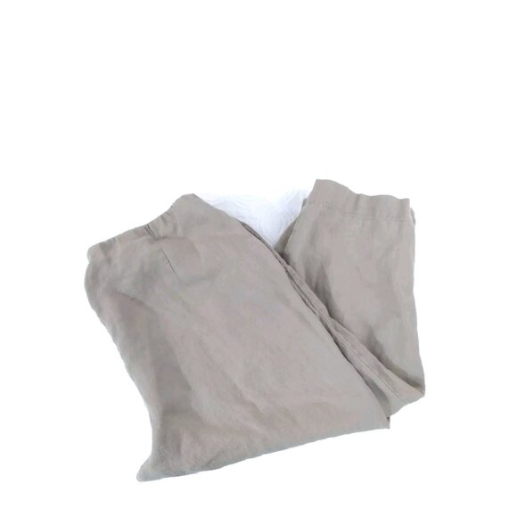J. Jill, Pure Jill Slim Crops Linen Beige Pants  Women's Petite Medium - Picture 6 of 13